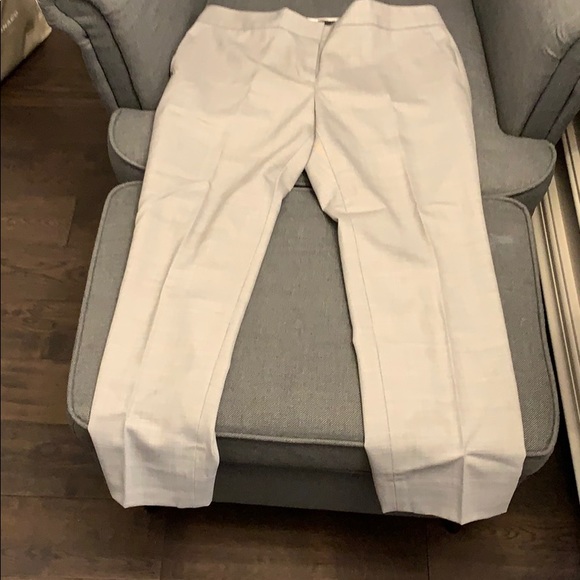 [NEW] Ann Taylor Grey Devin Pants Petite Size 8 - Picture 2 of 5